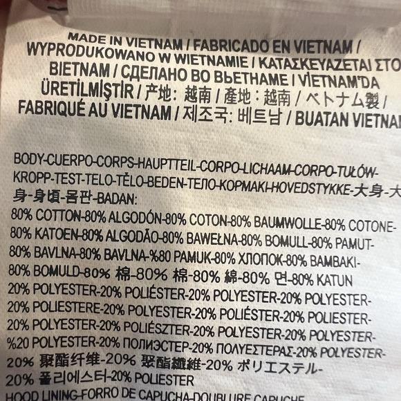 Vans Red Checkered Full Zip Hooded Jacket Youth Boys Size Medium Off The Wall - Picture 7 of 7